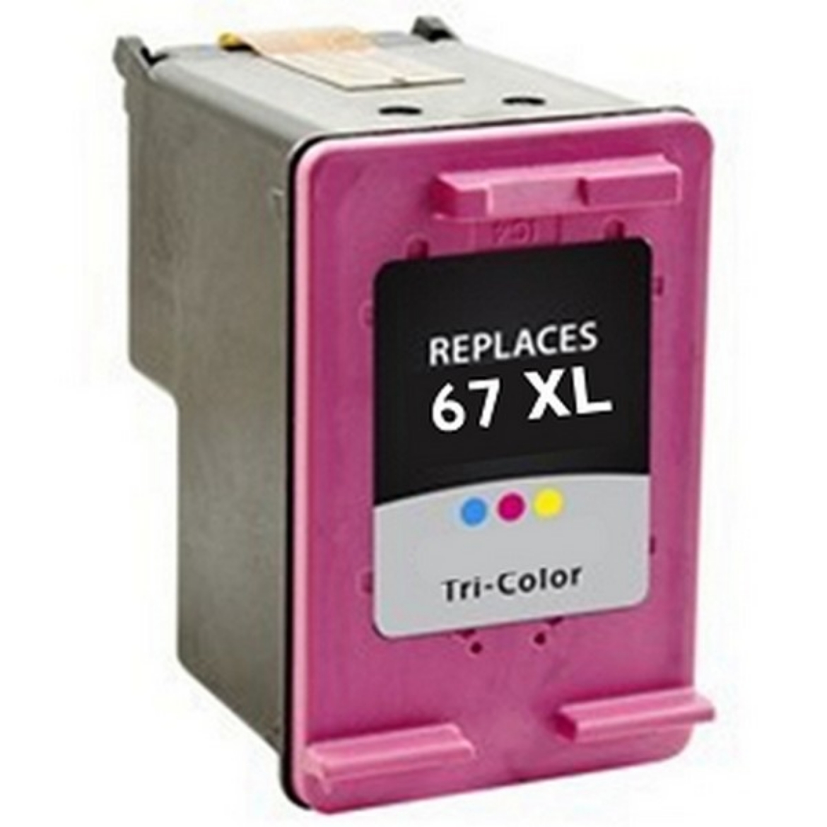 Picture of Ninestar Eco-Saver 3YM58AN, NH-R0067xlC-T3 (HP 67XL) Tri-Color OEM printhead and ink tank set (equal to 3 HP 63xl Color Cartridges)