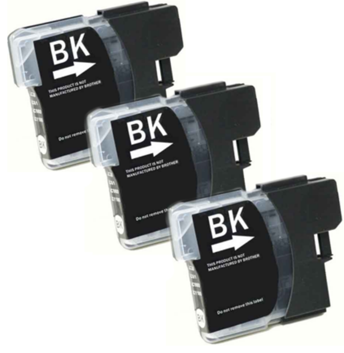 Picture of Value Bundle LC61BK, LC61C, LC61M, LC61Y Black, Cyan, Magenta, Yellow Ink Cartridges (10 pack)
