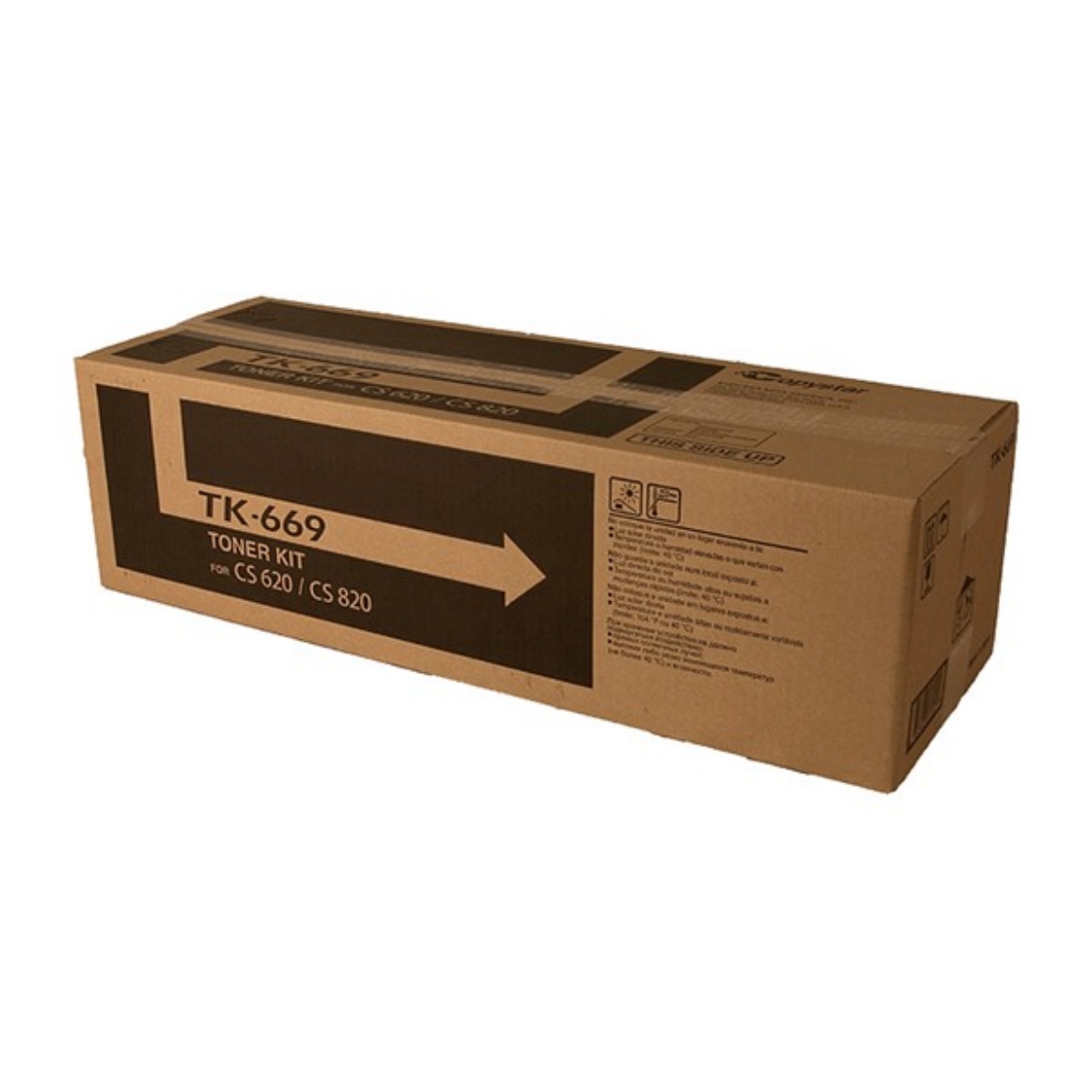 Picture of Kyocera Mita 1T02KP0CS0 (TK-669) Black Toner Cartridge (55000 Yield)