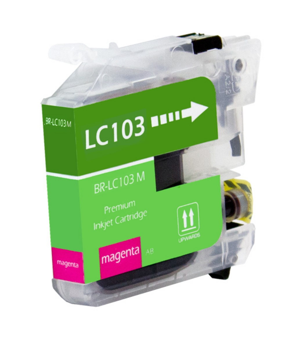 Picture of Compatible LC101M Super High Yield Magenta Inkjet Cartridge (600 Yield)