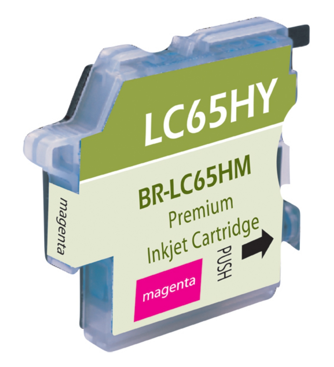 Picture of Compatible LC65M Magenta Inkjet Cartridge (750 Yield)