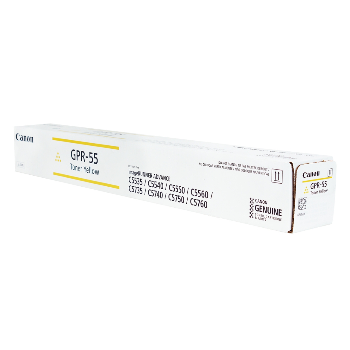 Picture of Canon 0484C003AA (GPR-55Y) High Yield Yellow Toner Cartridge (60000 Yield)
