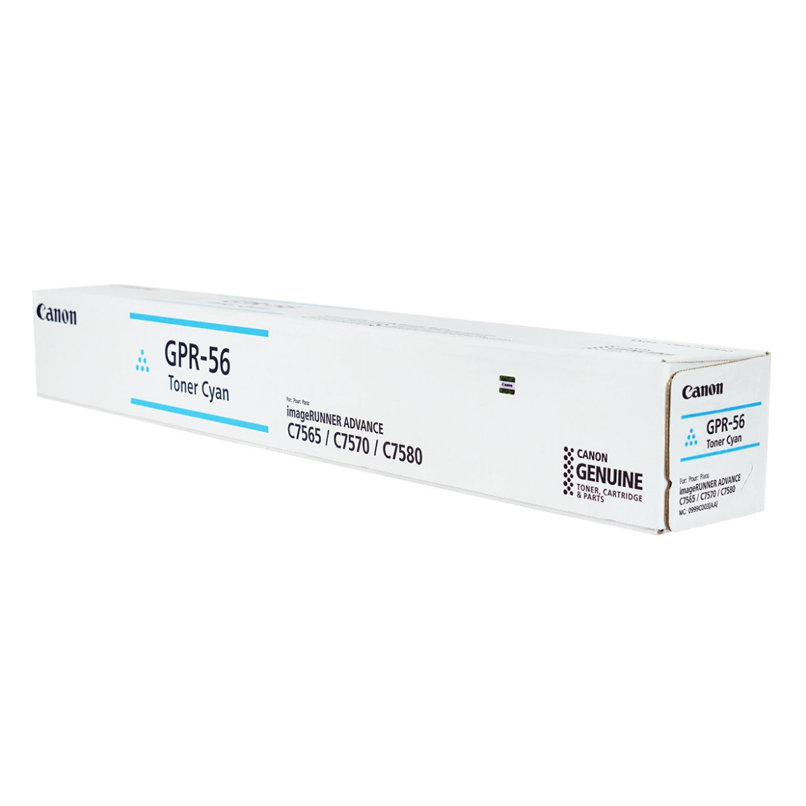 Picture of Canon 0999C003AA (GPR-56C) Cyan Toner Cartridge (66500 Yield)