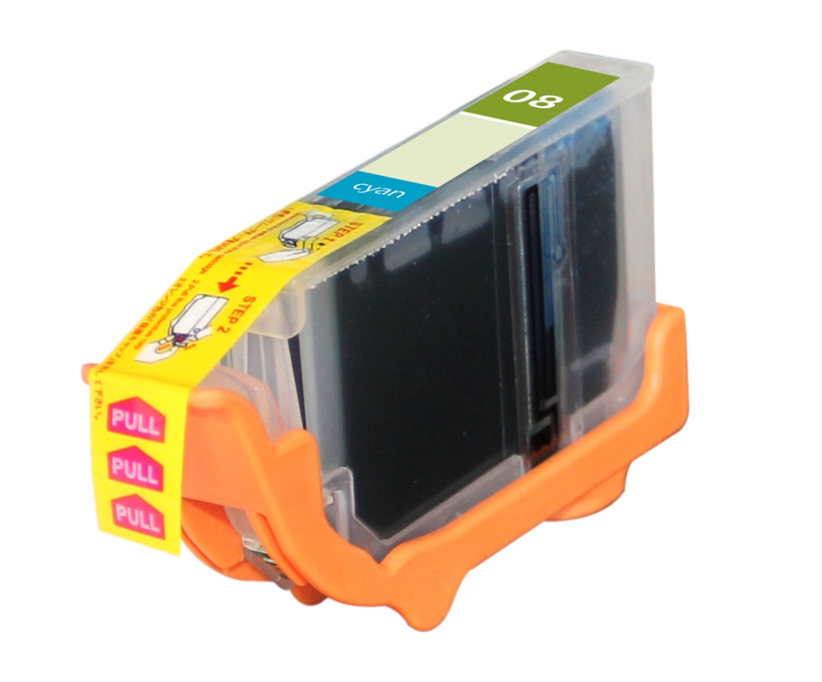 Picture of Compatible 0621B002 (CLI-8C, Canon 8) Cyan Ink Cartridge (280 ml)