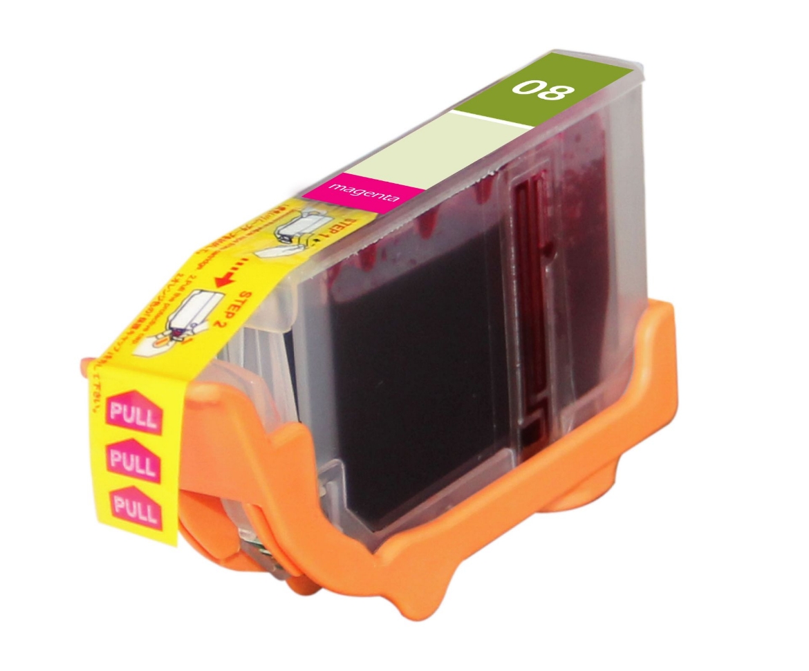 Picture of Compatible 0622B002 (CLI-8M, Canon 8) Magenta Ink Cartridge (280 ml)