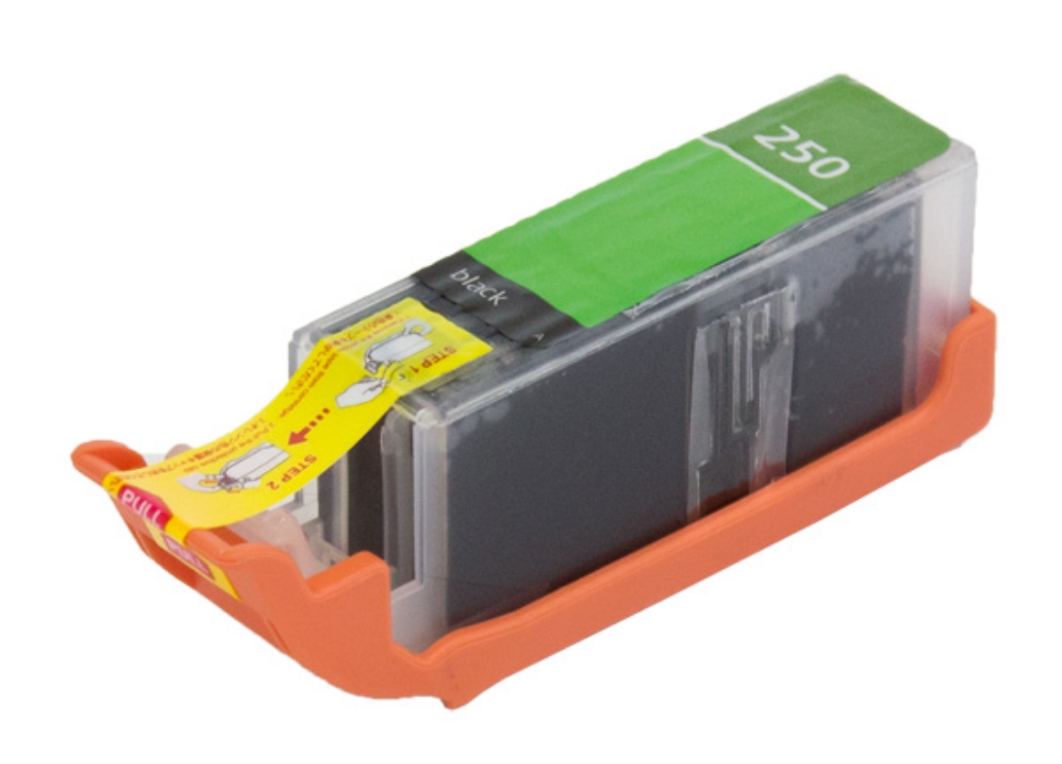 Picture of Compatible 6497B001 (PGI-250BK) High Yield Black Ink Cartridge (500 Yield)