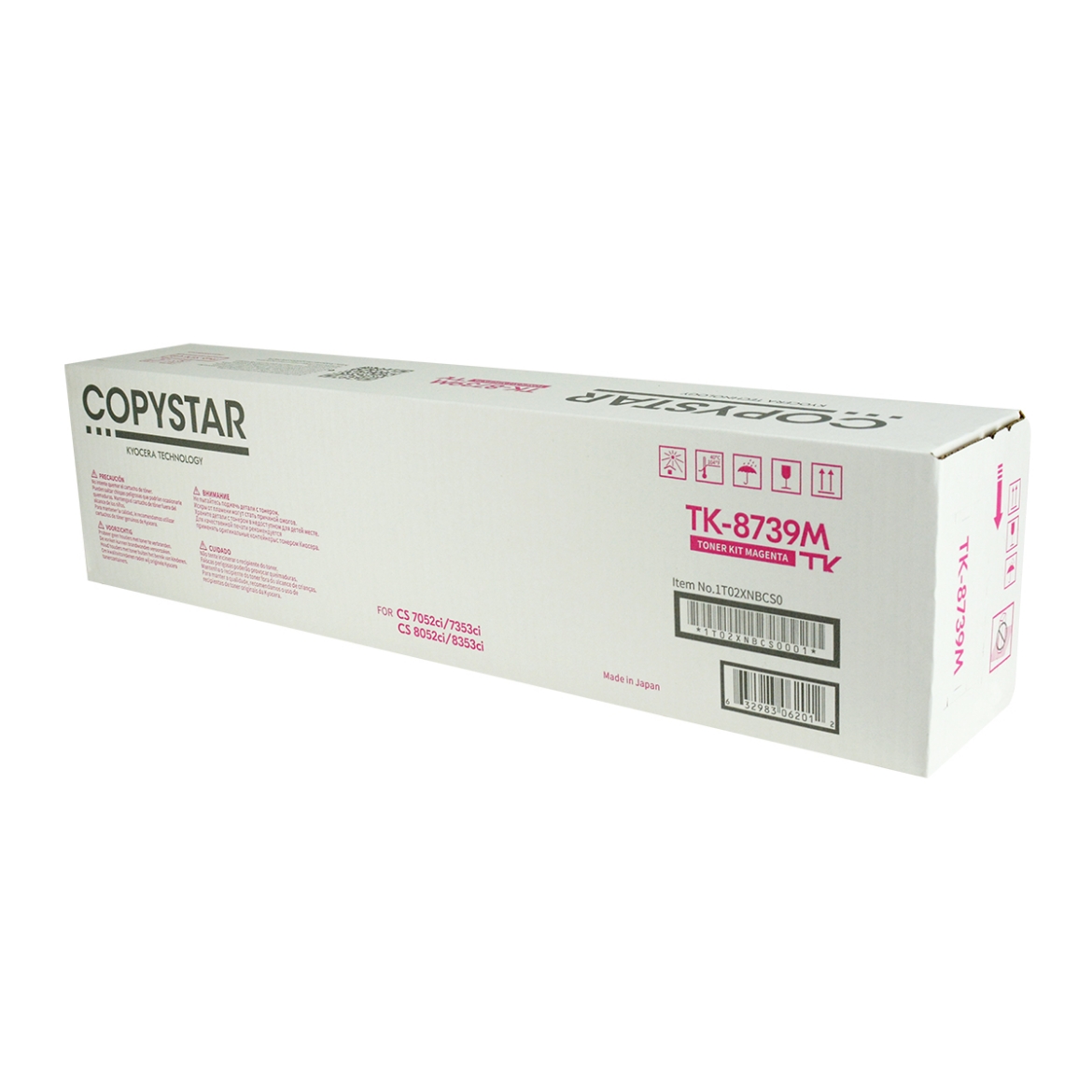 Picture of Kyocera Mita 1T02XNBCS0 (TK-8739M) Magenta Toner Cartridge (40000 Yield)