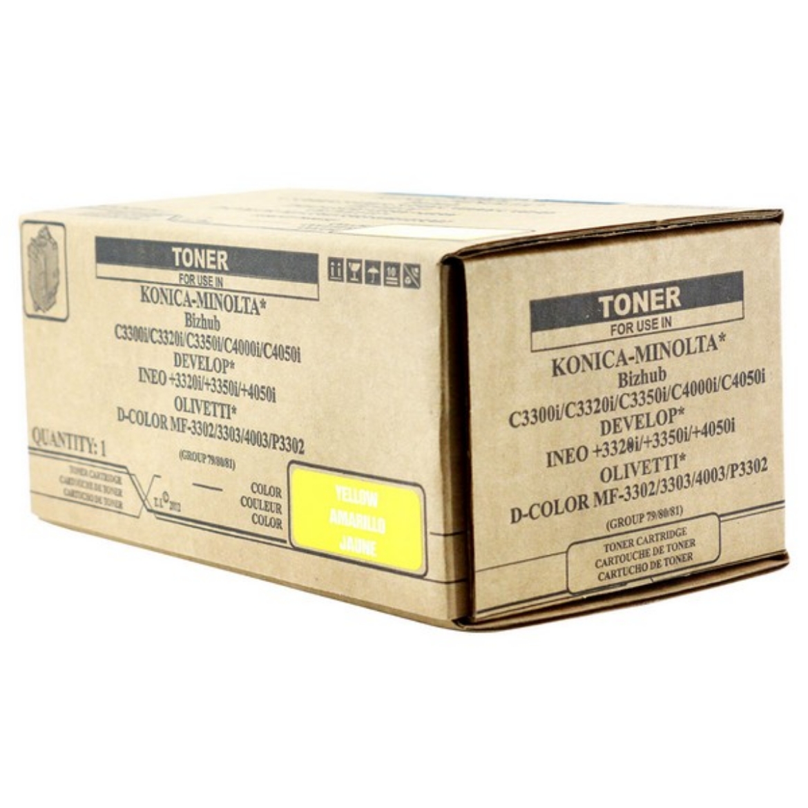 Picture of Compatible AAJW230 (TNP79Y) Yellow Toner Cartridge (9000 Yield) (TAA Compliant)