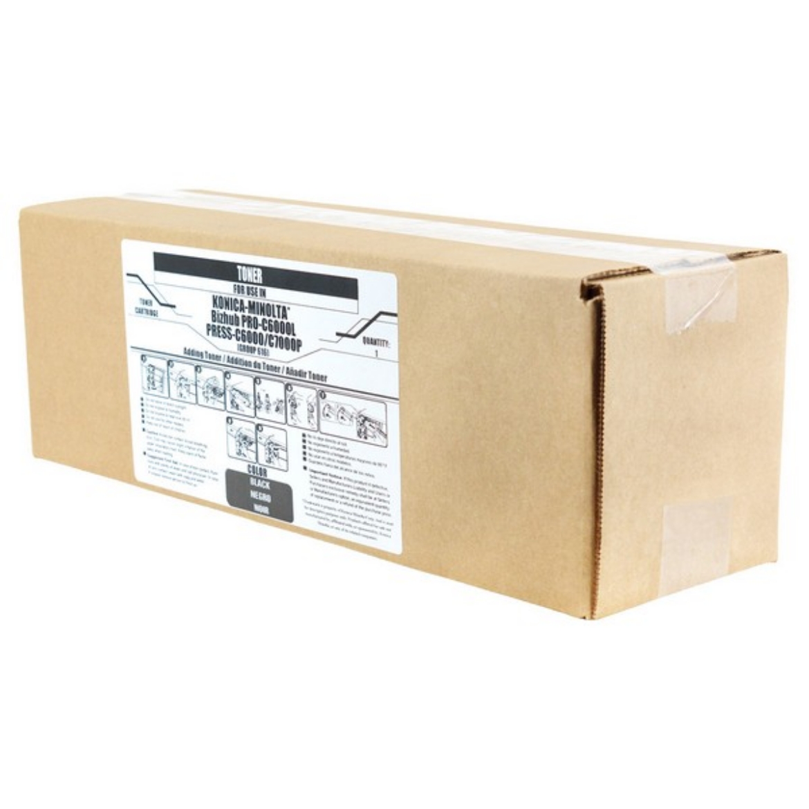 Picture of Compatible A1U9130 (TN-616K) Black Toner Cartridge (41500 Yield) (TAA Compliant)