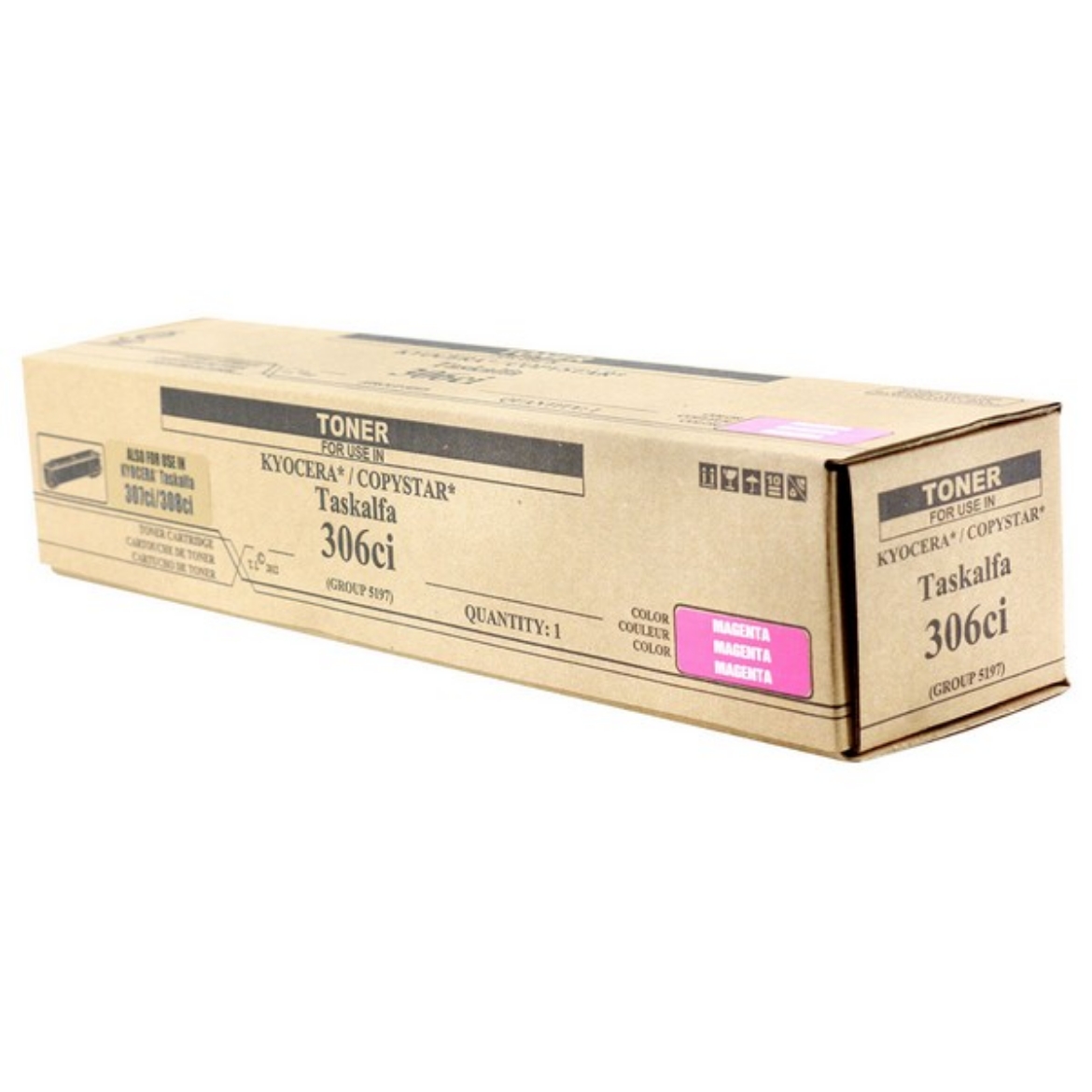 Picture of Compatible 1T02R4BUS0 (TK-5197M) Magenta Toner Cartridge (7000 Yield) (TAA Compliant)