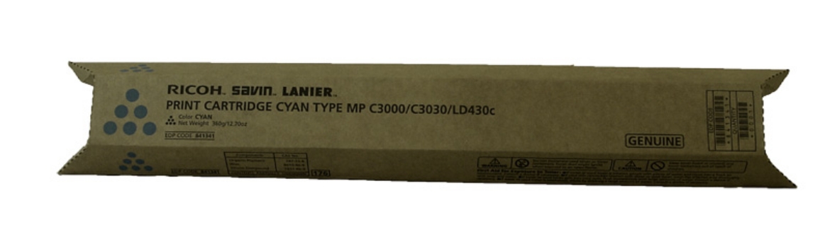 Picture of Ricoh 888639 Cyan Copier Cartridge (15000 Yield)