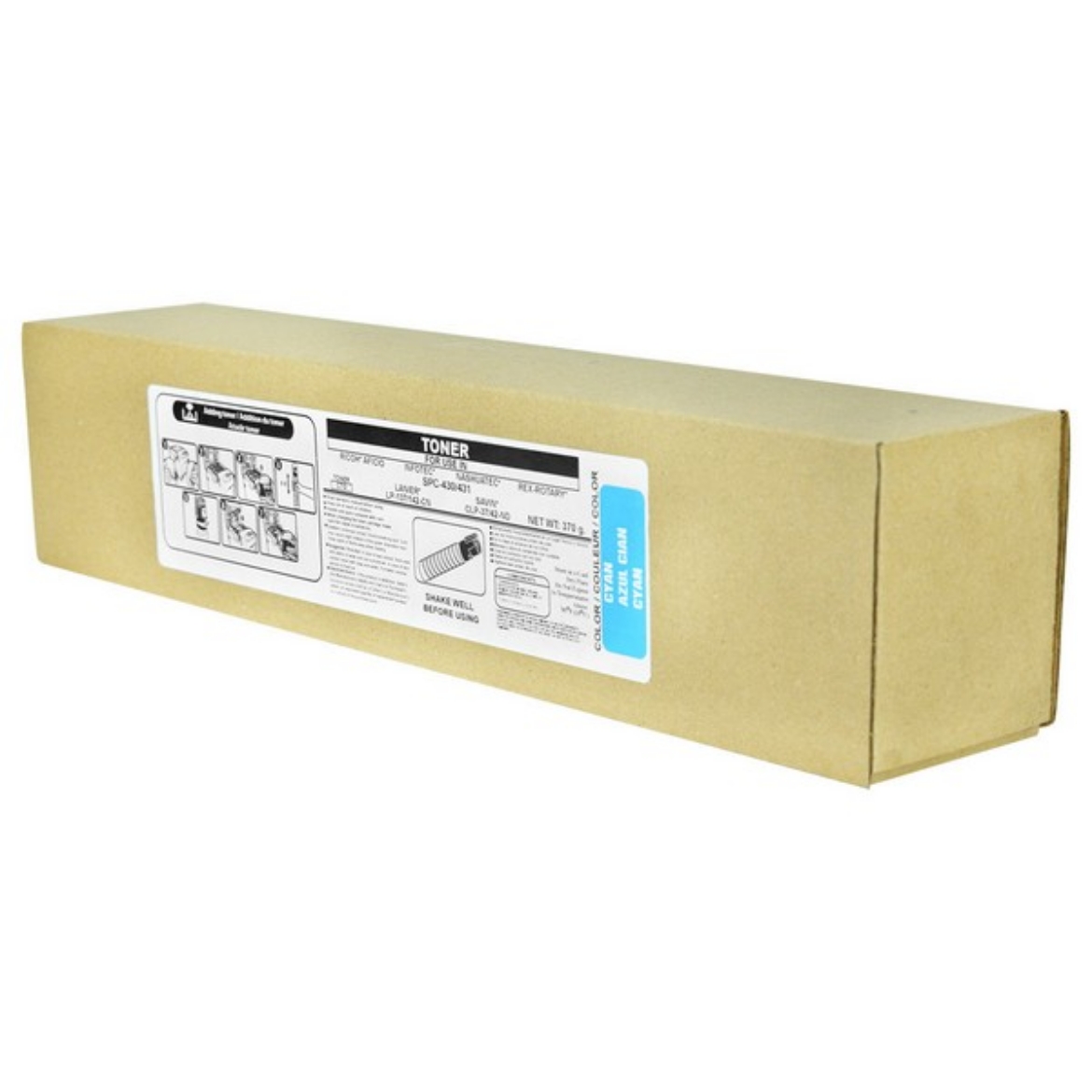 Picture of Compatible 821073 Cyan Toner Cartridge (17400 Yield) (TAA Compliant)